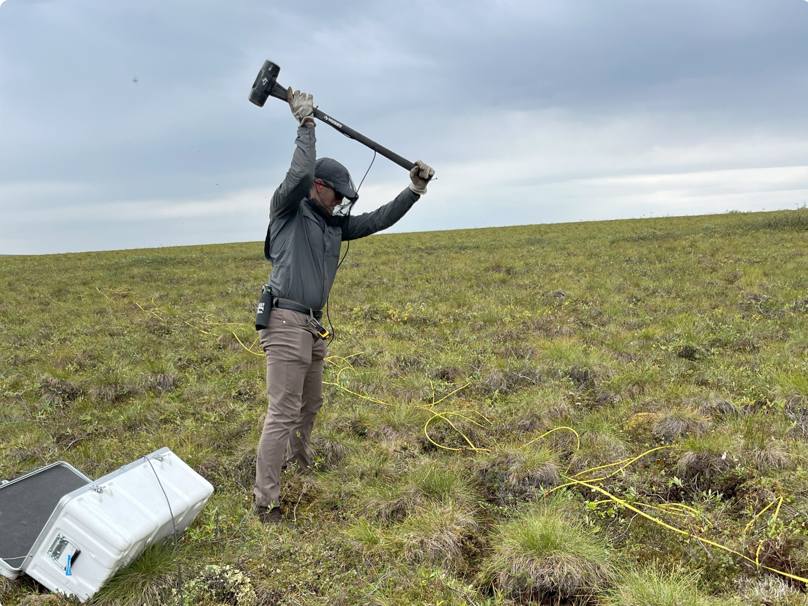 Photo Joseph Vantassel in the field.