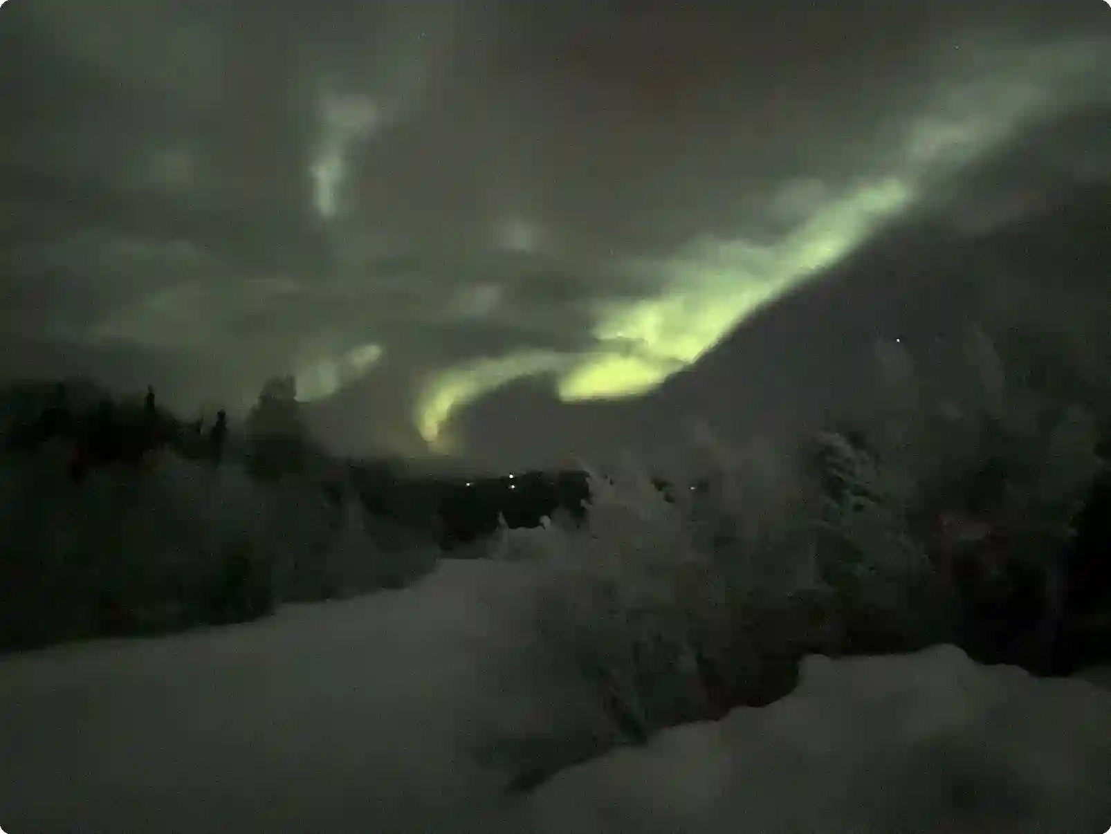 Photo of northern lights.